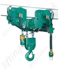 JDN Profi EH Series Hydraulic Chain Hoist With Power Travel Trolley - Range from 20,000kg to 100,000kg