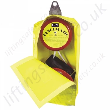 SALA "Rescuematic" Automatic Evacuation Descender with Stainless Steel Housing - Rope Lengths 2m to 120m