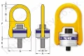 Yoke Type 204 Unc Hoist Ring