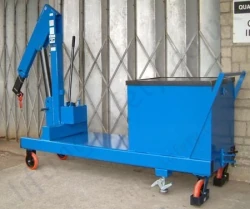 Powder Coated Floor Crane