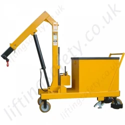 Counter balanced floor crane
