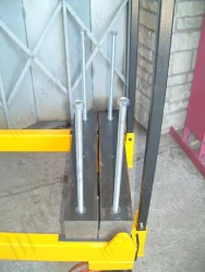 Ballast weights removed Ballast weights removed