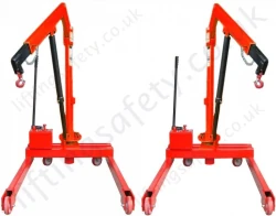 Articulating Arm Fixed Leg Crane
