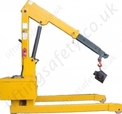 Powered Lift Fixed Leg Floor Crane Powered Lift Fixed Leg Floor Crane