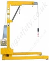 Short Powered Winch Floor Crane