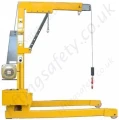Shorter Powered Winch Floor Crane