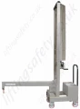 Hand Winch lifts the jib arm (stainless steel)