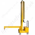 True Vertical Lift via. Hand Winch