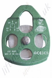 Protecta "AG570" Single Sheave Pulley with Rotating Side Plates to Suit Synthetic to Maximum Diameter 16mm
