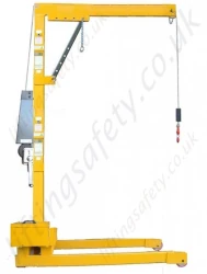 Extra Tall Hand Winch Fixed Leg Floor Crane