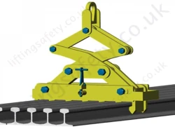 Camlok "MRC" Interchangeable Multi Rail Grab - Range from 5000kg to 8000kg