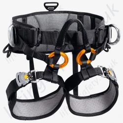 Tree Surgeon's Wide Work Positioning Belt and Sit Harness. For Arborists Using Single Rope Ascent Techniques.