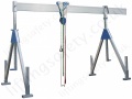 Fully Adjustable Aluminium Lifting Gantry Crane with Adjustable Feet, 1000kg or 1500kg (small, medium or high, 24 options)