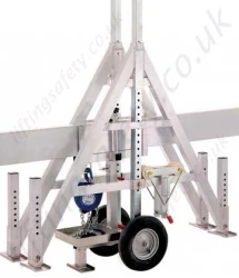 Crane Transporter - Shown with packed away gantry crane Crane Transporter - Shown with packed away gantry crane