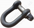 Small "D" Shackles with Screw Pin, Generally to BS3032 - WLL Range from 600kg to 10,750kg
