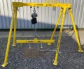Tripod Gantry with Spreader Beam and Example Hoist