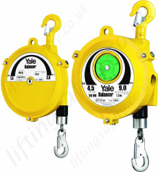 Yale "YBF" Quality Tool Spring Balancer - Adjustable Range from 0.5kg to 200kg, Cable Lengths Up To 2500mm (32 Options)