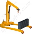 Jib to front, with weights