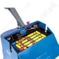 Pfaff Electric Pallet truck battery view