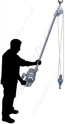 Tube Hoist in Use