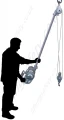 Hoist In Use