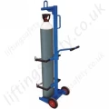 For the easy movement & lifting of heavy gas cylinders, over long distances and rough ground.