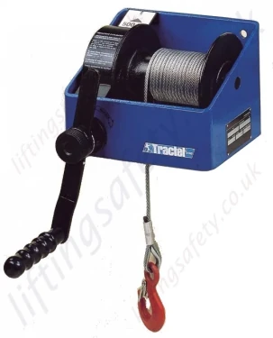 Tractel CAROL TS Worm Geared Winches - Range from 250kg to 3000kg