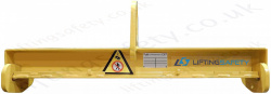 LiftingSafety 2 Point "Adjustable" Lifting Beams. Central Fixed Top Ring & Adjustable Suspension Eyes to Underside - Range from 1000kg to 6000kg