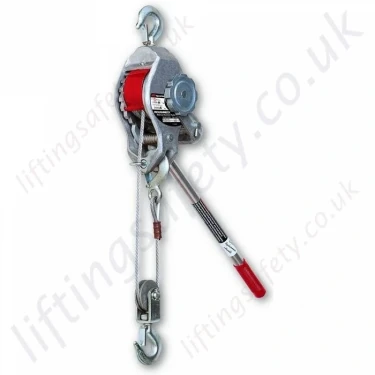 Ingersoll Rand "C400" Lightweight Aluminium Ratchet Puller Hoist for Lifting and pulling Applications - 770kg or 1800kg (Lifting Capacity)