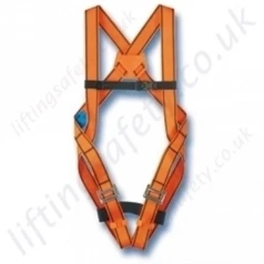 Tractel HT11 Standard Use Fall Arrest Harness With Sub-pelvic Strap, Rear 'D' Ring Connector