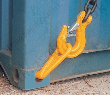 Alloy Steel Clevis Hook Lifting Eye Sling Hook Container Grab Crane Rigging Lifting for Industry Ship Building Round Hook Agatige 5T Crane Hook Container 