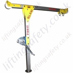 LiftingSafety Aluminium "T-Davit" Designed Davits with WLL to 500kg And/Or Manriding