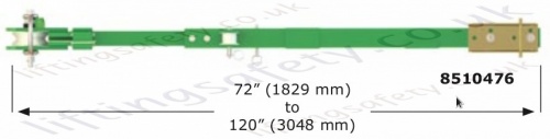 8510476 - 6' - 10' (1.8m - 3.05m) Extendable Pole Hoist
