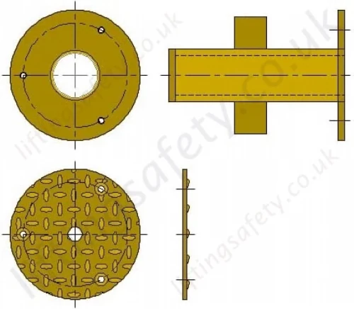 Cast in Socket with Cover Plate