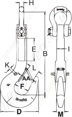 37t to 175t Dimensional Drawing 37t to 175t Dimensional Drawing