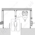 Powered/Manual Suspended Work Access Gantry
