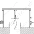 Powered/Manual Suspended Work Access Gantry