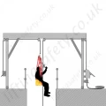 Powered/Manual Suspended Work Access Gantry
