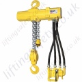 JDN "Profi TI Subsea" Pneumatic Air or Hydraulic Chain Hoist - For Use Under Water - 3200kg and 6300kg