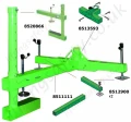 Available Adjustments to the Sala Advanced Catwalk Clamp