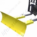 Snow Plough Attachment For Fork Lift Trucks, Shifts Snow to the Left as Standard. Fitted with 10mm Wear Strip - Plough Blade Width Range from 1.22m to 2.13m
