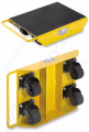 Yale "LFL" Load Moving Skates with Steerable Wheels, Capacity Options 1000kg or 2000kg