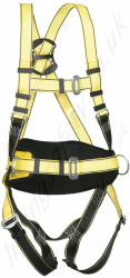 Yale "Three Point Fall Arrest Harness" with Front and Rear 'D' Rings & Work Positioning Belt