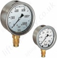 Yale "GGY" Glycerine Filled Hydraulic Pressure Gauge. Range Available up to 2500 Bar (13 Options)