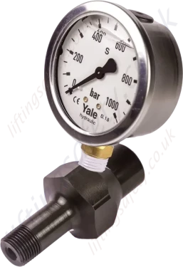 Yale Hand Pump Replacement Hydraulic Pressure Gauge
