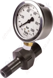 Yale Hand Pump Replacement Hydraulic Pressure Gauge