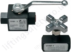 Yale "VHM" Throttle-Shut off Valves upto 700 BAR - Ball or Needle Operation.