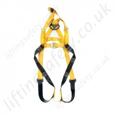 Ridgegear "RGH5" Rescue Harness. Fall Arrest Anchorages Front and Rear 'D' Rings. Additional EN1497 Overhead Anchorage For rescue Only