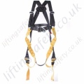 Ridgegear RGH9 2 Point "Semi Elasticated" Fall Arrest Harness with Front and Rear 'D' Ring to EN361