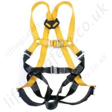 Ridgegear RGH12 Two Point "Quick Fit" Fall Arrest Harness with 1 x Front and Rear 'D' Ring to EN361